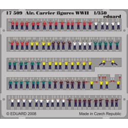 Eduard 17509 1/350 Air.Carrier Figures WWII 0 Photo-Etched for Ships Photo etched set