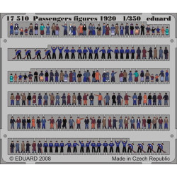 Eduard 17510 1/350 Passengers Figures 1920 0 Photo-Etched for Ships Photo etched set