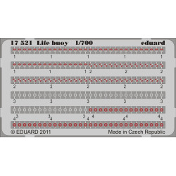 Eduard 17521 1/700 Life buoy 1/700 Photo-Etched for Ships Photo etched set