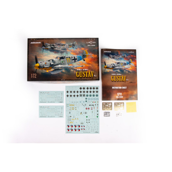Eduard 2144 1/72 GUSTAV pt.1 DUAL COMBO Plastic for Aircraft Limited edition Eduard 2144 1/72 GUSTAV pt.1 DUAL COMBO Plastic for Aircraft Limited edition