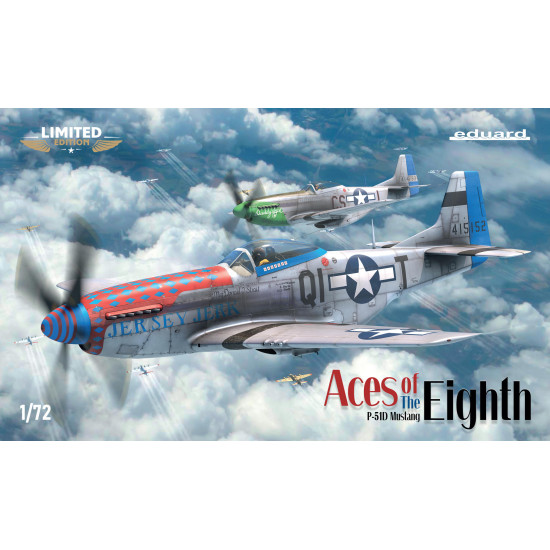 Eduard 2147 1/72 ACES OF THE EIGHTH DUAL COMBO Plastic for Aircraft