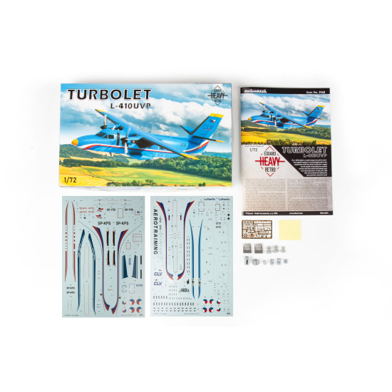 Eduard 2148 1/72 L-410UVP TURBOLET Plastic for Aircraft Limited edition Eduard 2148 1/72 L-410UVP TURBOLET Plastic for Aircraft Limited edition