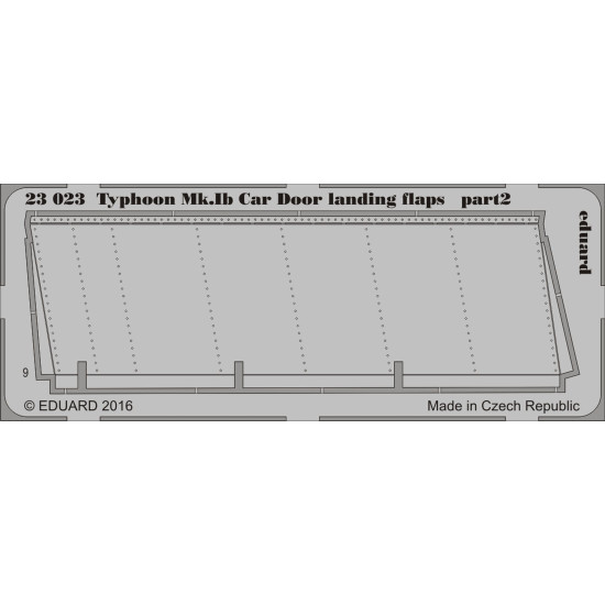 Eduard 23023 1/24 Typhoon Mk.Ib Car Door landing flaps AIRFIXA19003 Photo-Etched for Aircraft Photo etched set