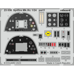 Eduard 23036 1/24 Spitfire Mk.IXc Photo-Etched for Aircraft Photo etched set