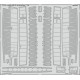 Eduard 23038 1/24 Spitfire Mk.IXc landing flaps Photo-Etched for Aircraft Photo etched set