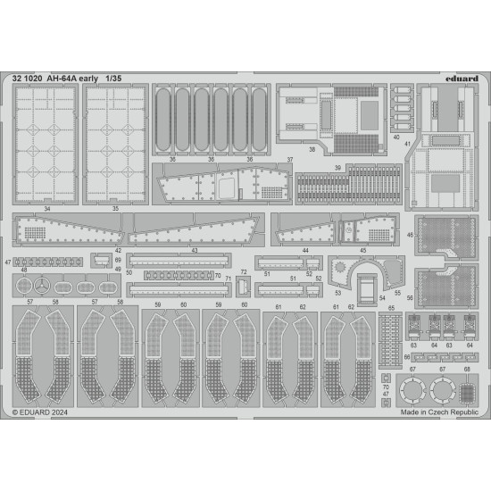 Eduard 321020 1/35 AH-64A early Photo-Etched for Aircraft Eduard 321020 1/35 AH-64A early Photo-Etched for Aircraft