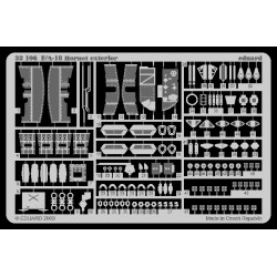 Eduard 32106 1/32 F-18 exterior Photo-Etched for Aircraft Photo etched set