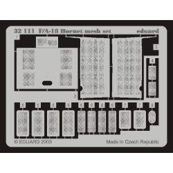 Eduard 32111 1/32 F-18 mesh set Photo-Etched for Aircraft Photo etched set