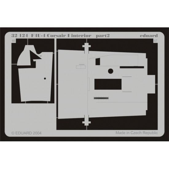 Eduard 32124 1/32 F4U-4 interior Photo-Etched for Aircraft Photo etched set