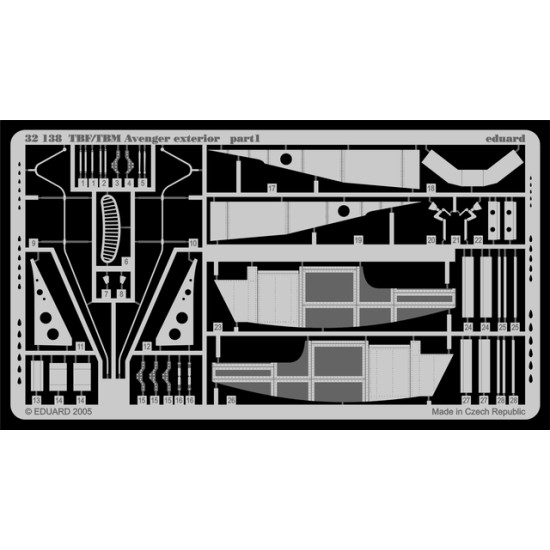 Eduard 32138 1/32 TBF/TBM exterior Photo-Etched for Aircraft Photo etched set