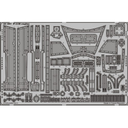 Eduard 32307 1/32 P-51D engine Photo-Etched for Aircraft Photo etched set