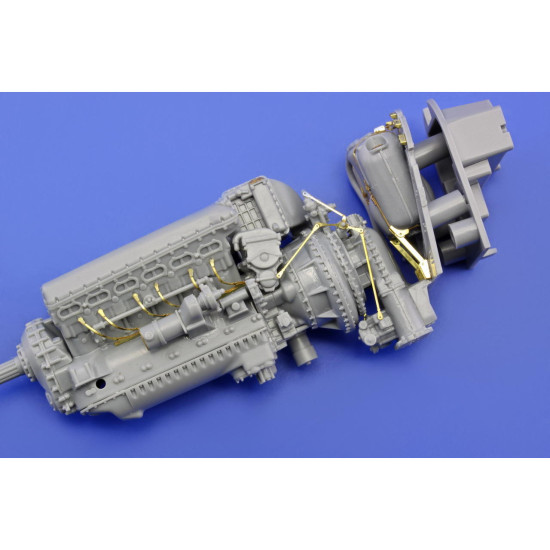 Eduard 32307 1/32 P-51D engine Photo-Etched for Aircraft Photo etched set Eduard 32307 1/32 P-51D engine Photo-Etched for Aircraft Photo etched set
