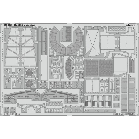 Eduard 32364 1/32 Do 335 exterior Photo-Etched for Aircraft Photo etched set