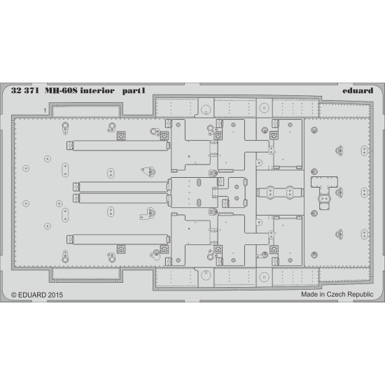Eduard 32371 1/35 MH-60S interior Photo-Etched for Aircraft Photo etched set
