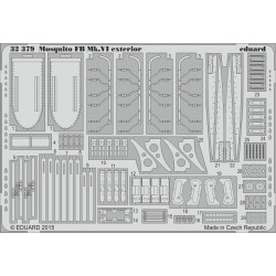 Eduard 32379 1/32 Mosquito FB Mk.VI exterior Photo-Etched for Aircraft Photo etched set