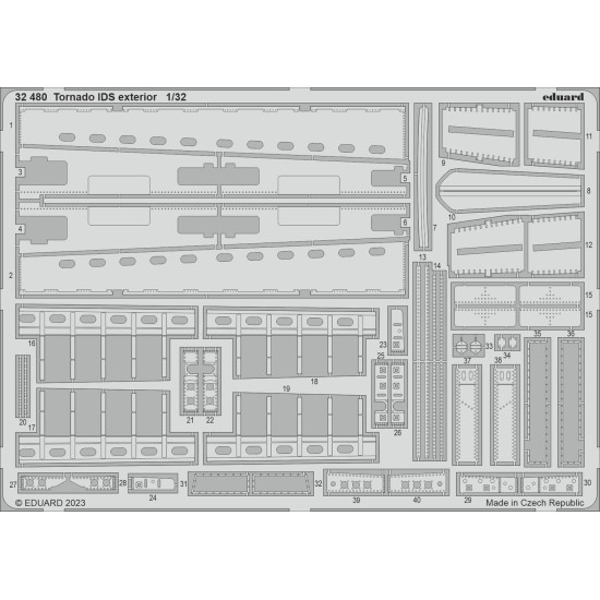Eduard 32480 1/32 Tornado IDS exterior Photo-Etched for Aircraft Photo etched set