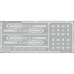 Eduard 32489 1/32 F-35 external pylons Photo-Etched for Aircraft Photo etched set