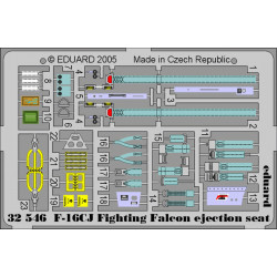 Eduard 32546 1/32 F-16CJ ejection seat Photo-Etched for Aircraft Photo etched set