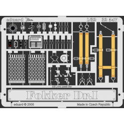 Eduard 32547 1/32 Fokker Dr.I Photo-Etched for Aircraft Photo etched set