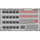 Eduard 32899 1/32 B-17E/F bomb rack Photo-Etched for Aircraft Photo etched set