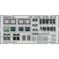 Eduard 32961 1/35 AH-1Z Photo-Etched for Aircraft Photo etched set