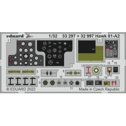 Eduard 32997 1/32 Hawk 81-A2 Photo-Etched for Aircraft Photo etched set
