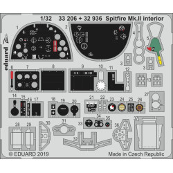 Eduard 33206 1/32 Spitfire Mk.II interior Photo-Etched for Aircraft Zoom set