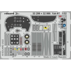 Eduard 33299 1/32 Yak-9T Photo-Etched for Aircraft Zoom set