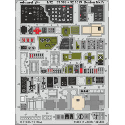 Eduard 33369 1/32 Boston Mk.IV Photo-Etched for Aircraft Zoom set