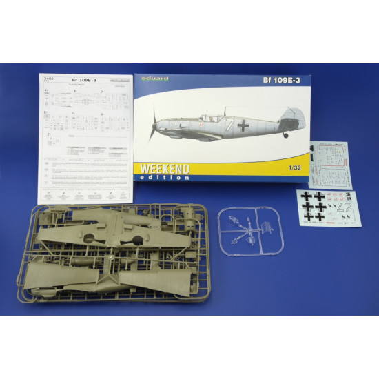 Eduard 3402 1/32 Bf 109E-3 Plastic for Aircraft Weekend edition