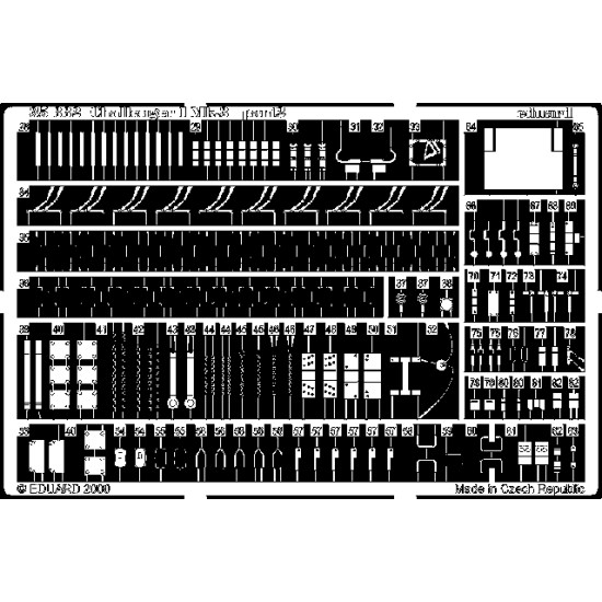 Eduard 35332 1/35 Challenger I Mk.3 Photo-Etched for AFV Photo etched set Eduard 35332 1/35 Challenger I Mk.3 Photo-Etched for AFV Photo etched set