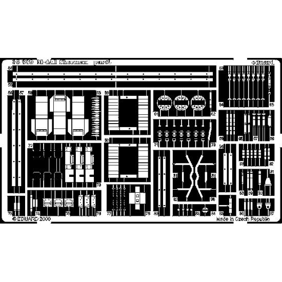 Eduard 35339 1/35 M-4A1 Sherman Photo-Etched for AFV Photo etched set