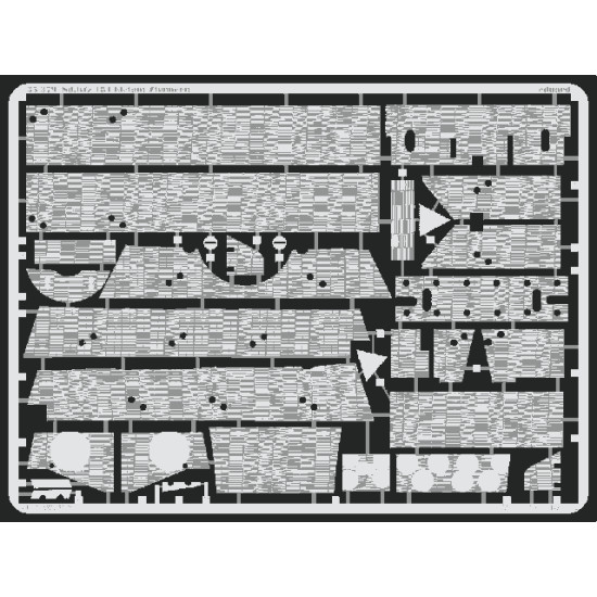 Eduard 35379 1/35 Zimmerit Elefant/Ferdinand Photo-Etched for AFV Photo etched set