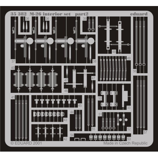 Eduard 35382 1/35 M-26 DWag. interior Photo-Etched for AFV Photo etched set