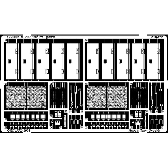 Eduard 35396 1/35 M-26 Trailer Photo-Etched for AFV Photo etched set
