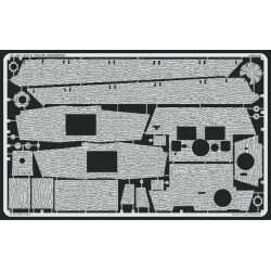 Eduard 35404 1/35 Zimmerit King Tiger Photo-Etched for AFV Photo etched set