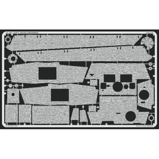 Eduard 35404 1/35 Zimmerit King Tiger Photo-Etched for AFV Photo etched set Eduard 35404 1/35 Zimmerit King Tiger Photo-Etched for AFV Photo etched set