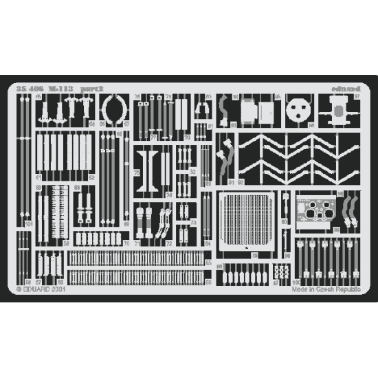 Eduard 35406 1/35 M-113 Photo-Etched for AFV Photo etched set