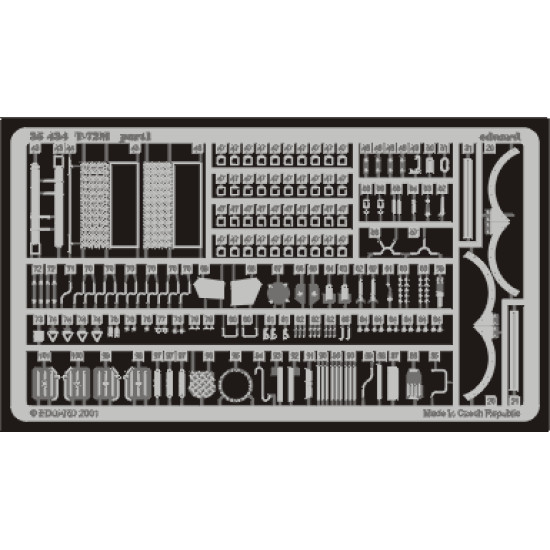 Eduard 35434 1/35 T-72M Photo-Etched for AFV Photo etched set