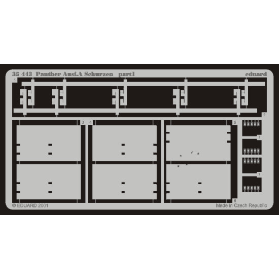 Eduard 35444 1/35 Quad Guntractor Photo-Etched for AFV Photo etched set Eduard 35444 1/35 Quad Guntractor Photo-Etched for AFV Photo etched set