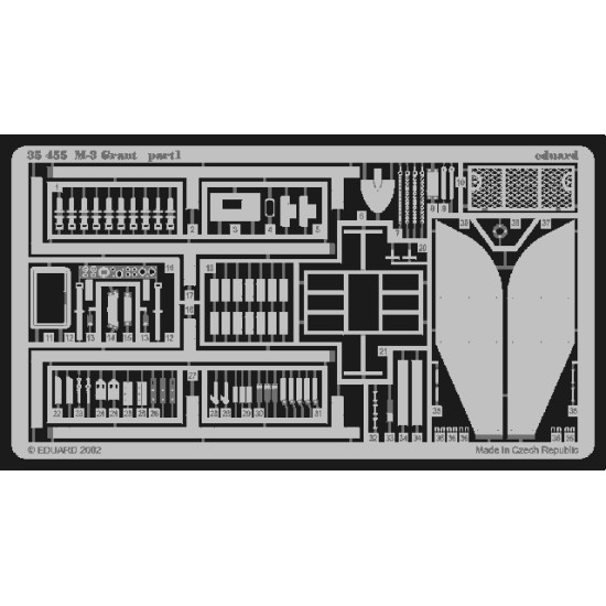 Eduard 35456 1/35 Marder 1A2 Photo-Etched for AFV Photo etched set