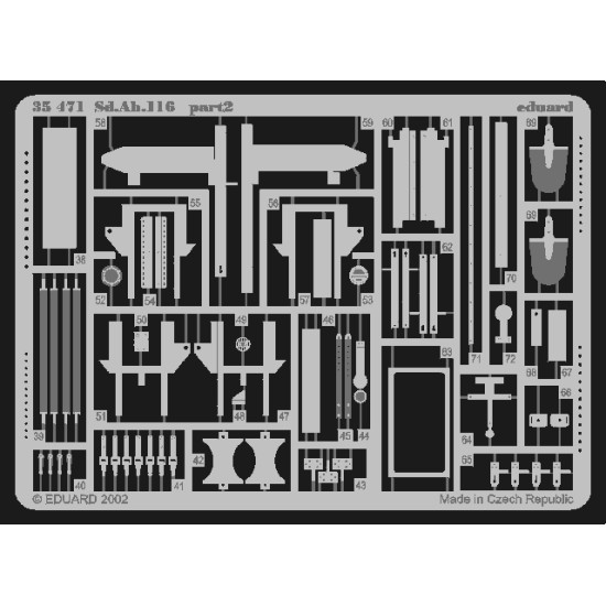 Eduard 35471 1/35 Sd.Ah.116 Photo-Etched for AFV Photo etched set