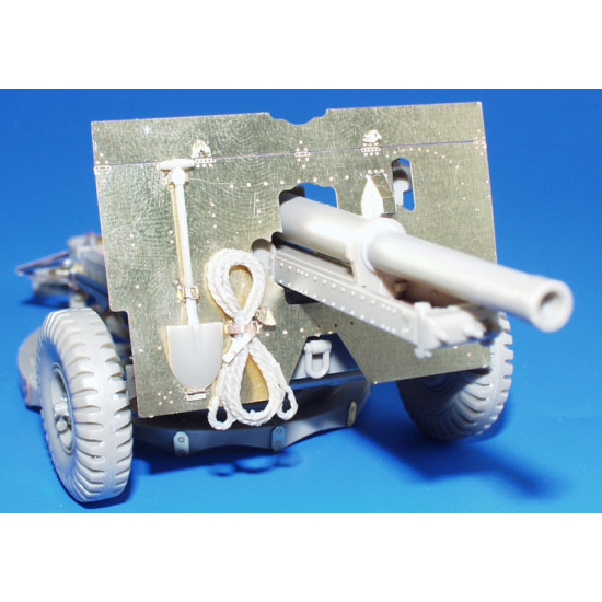 Eduard 35473 1/35 British 25 pounder Field Gun Photo-Etched for AFV Photo etched set
