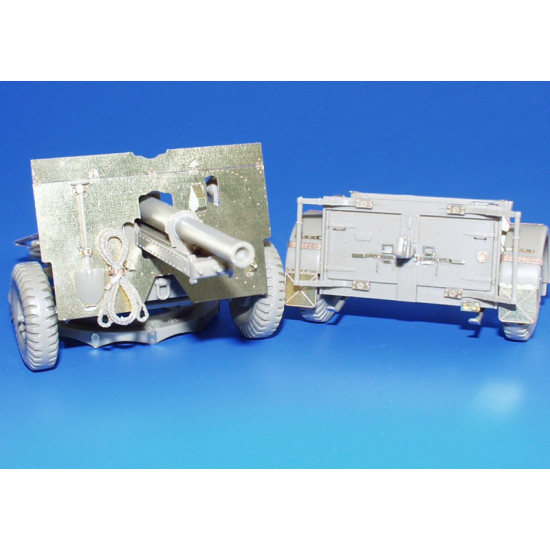 Eduard 35473 1/35 British 25 pounder Field Gun Photo-Etched for AFV Photo etched set