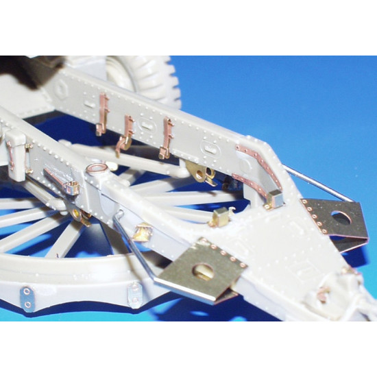 Eduard 35473 1/35 British 25 pounder Field Gun Photo-Etched for AFV Photo etched set