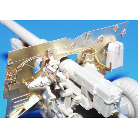 Eduard 35473 1/35 British 25 pounder Field Gun Photo-Etched for AFV Photo etched set