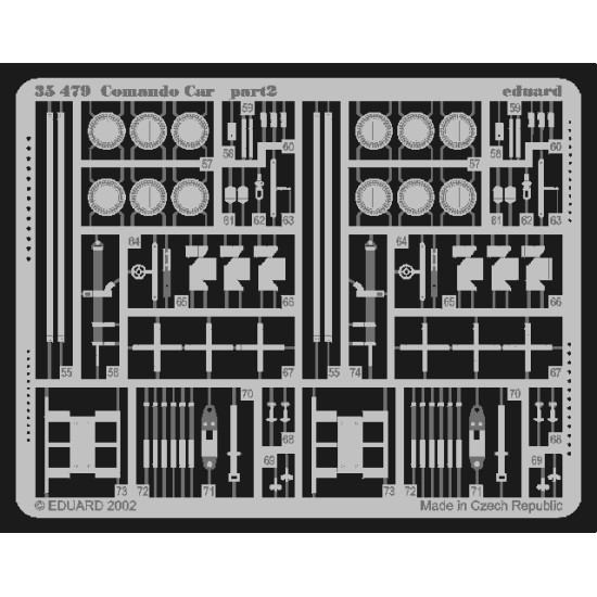 Eduard 35479 1/35 Commando car Photo-Etched for AFV Photo etched set