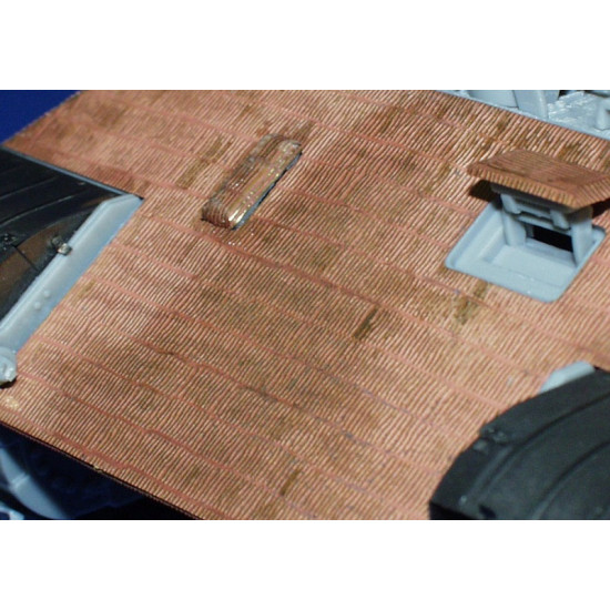 Eduard 35487 1/35 Zimmerit Panther Ausf.A early Photo-Etched for AFV Photo etched set