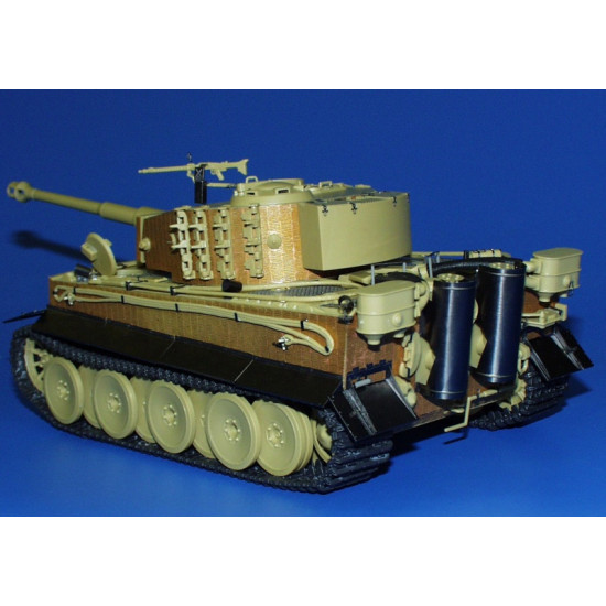Eduard 35521 1/35 Zimmerit Tiger I Mid. Production Photo-Etched for AFV Photo etched set