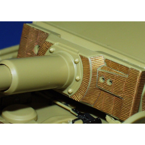 Eduard 35521 1/35 Zimmerit Tiger I Mid. Production Photo-Etched for AFV Photo etched set